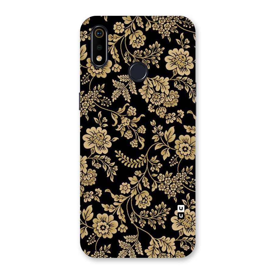 Aesthetic Golden Design Back Case for Realme 3i
