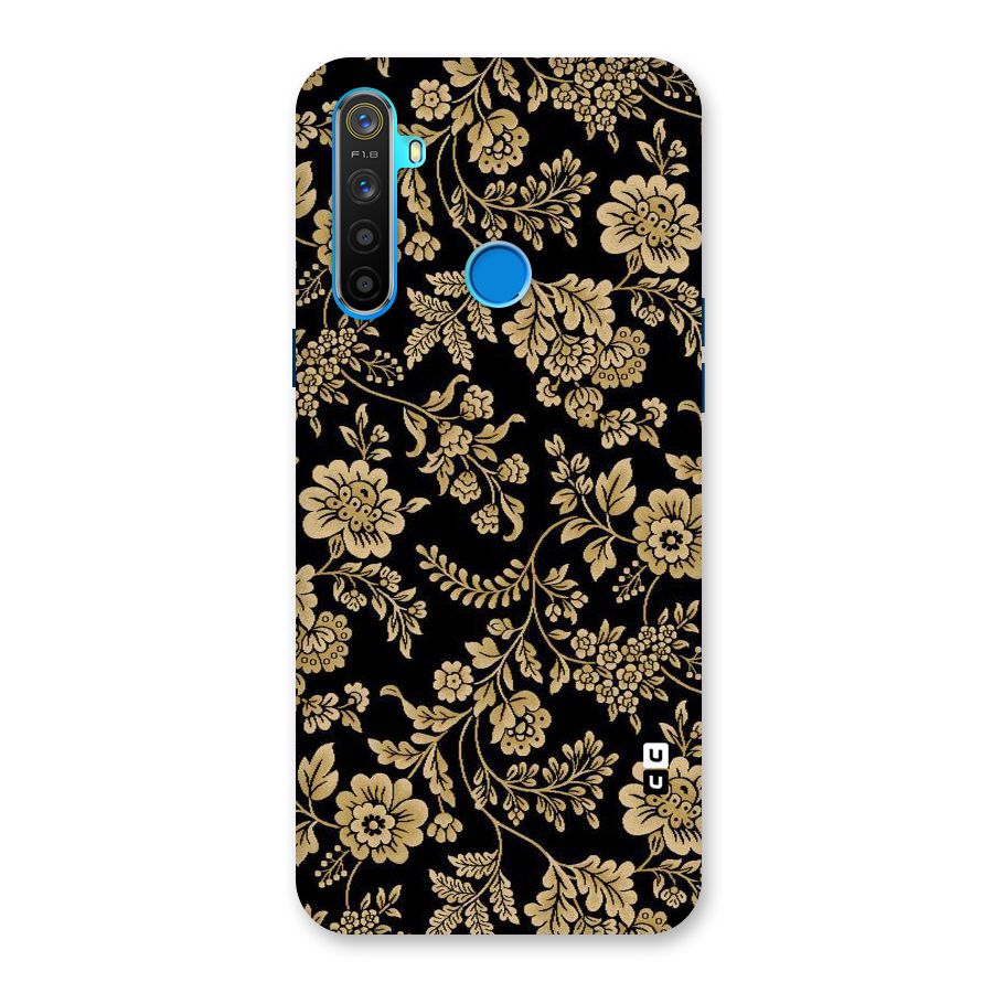 Aesthetic Golden Design Back Case for Realme 5s