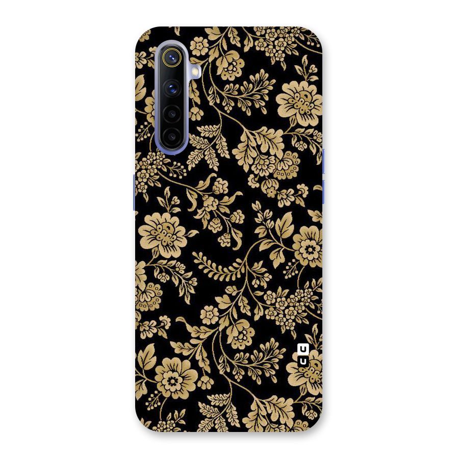 Aesthetic Golden Design Back Case for Realme 6i