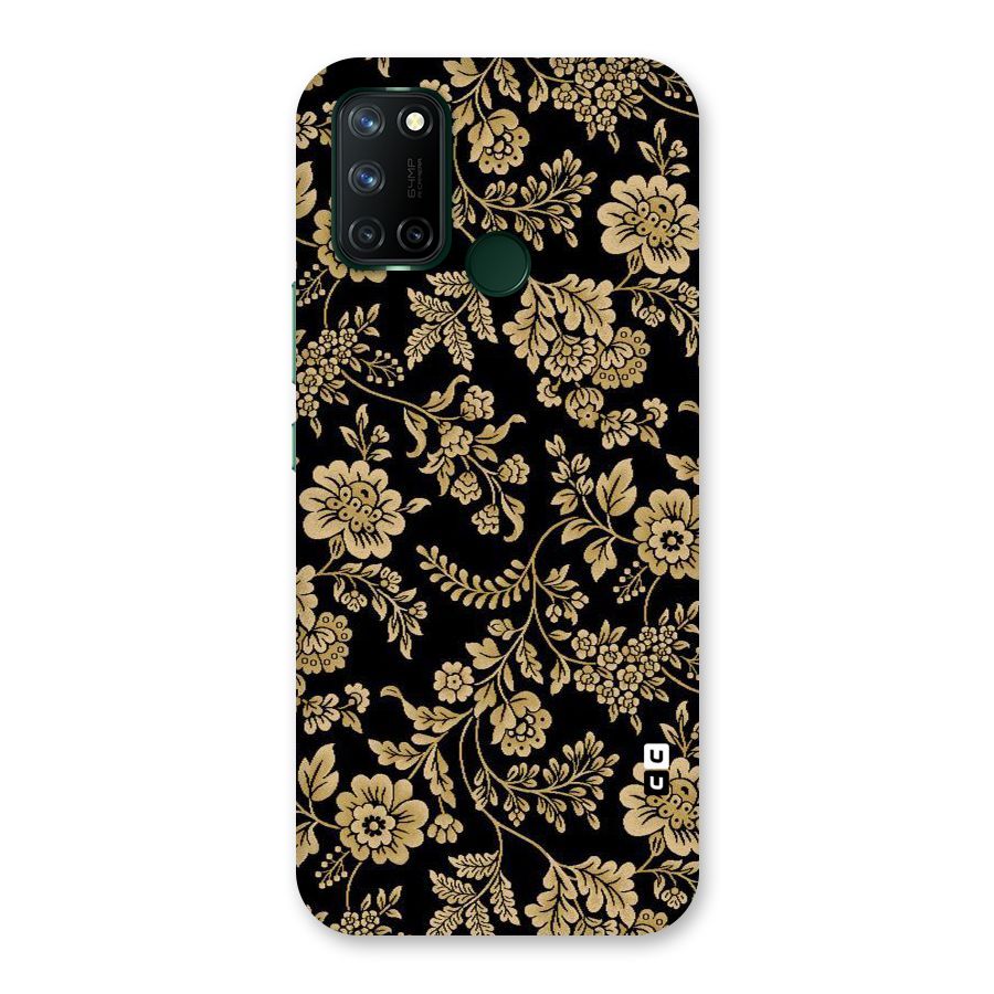 Aesthetic Golden Design Back Case for Realme 7i