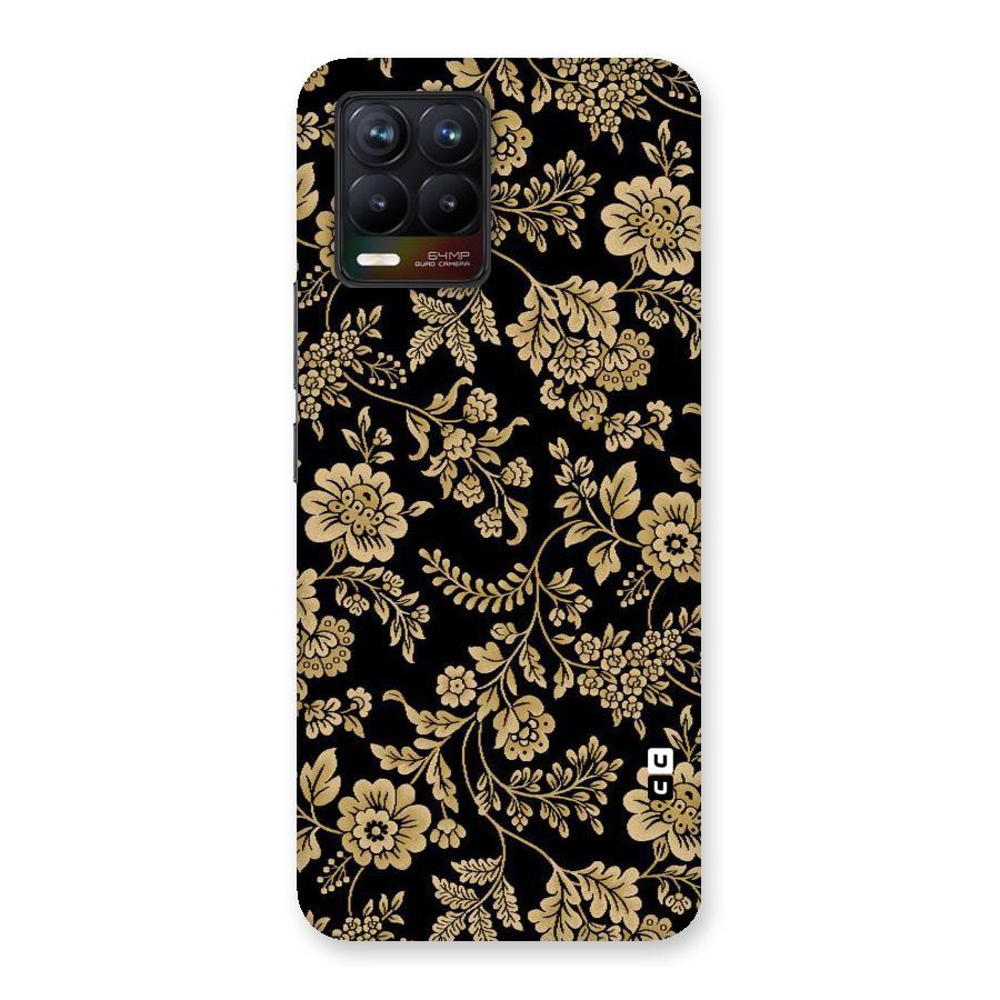 Aesthetic Golden Design Back Case for Realme 8