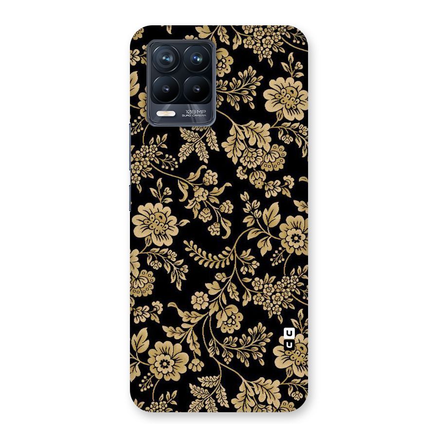 Aesthetic Golden Design Back Case for Realme 8 Pro