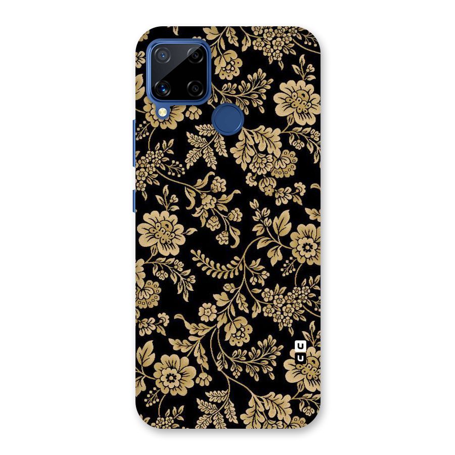 Aesthetic Golden Design Back Case for Realme C15