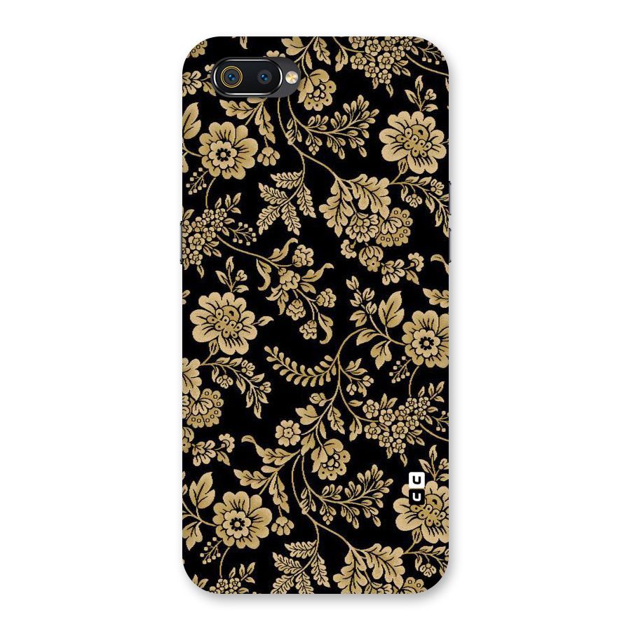 Aesthetic Golden Design Back Case for Realme C2
