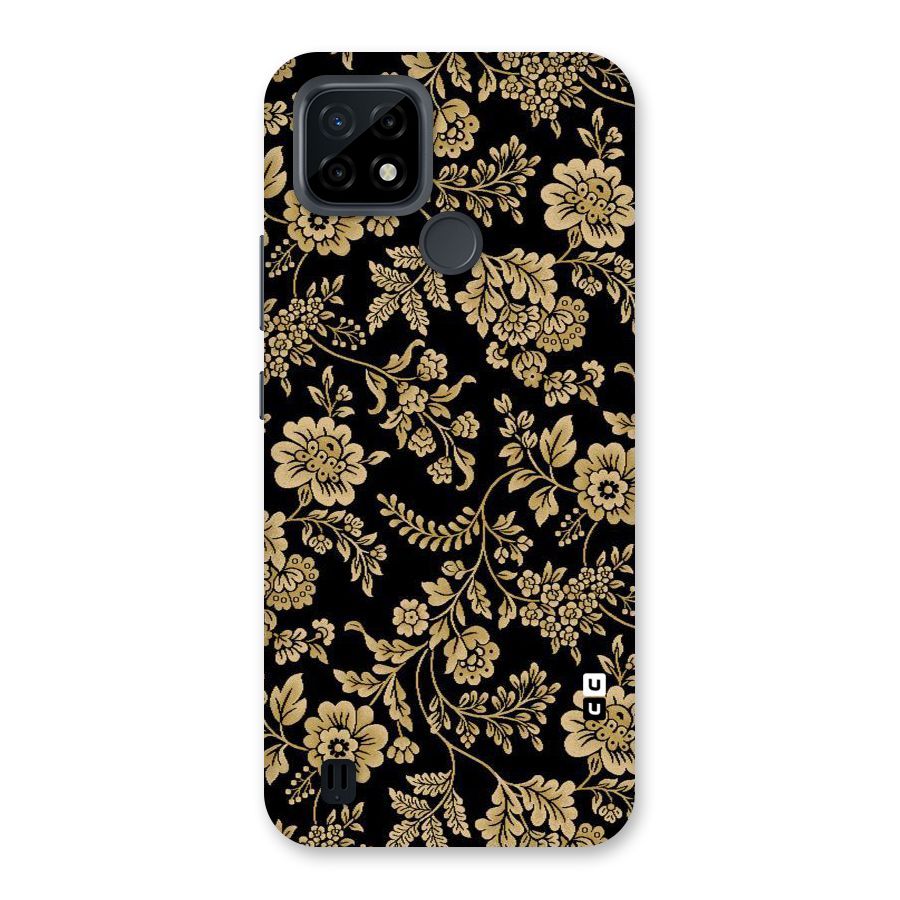 Aesthetic Golden Design Back Case for Realme C21