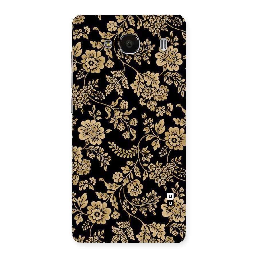 Aesthetic Golden Design Back Case for Redmi 2