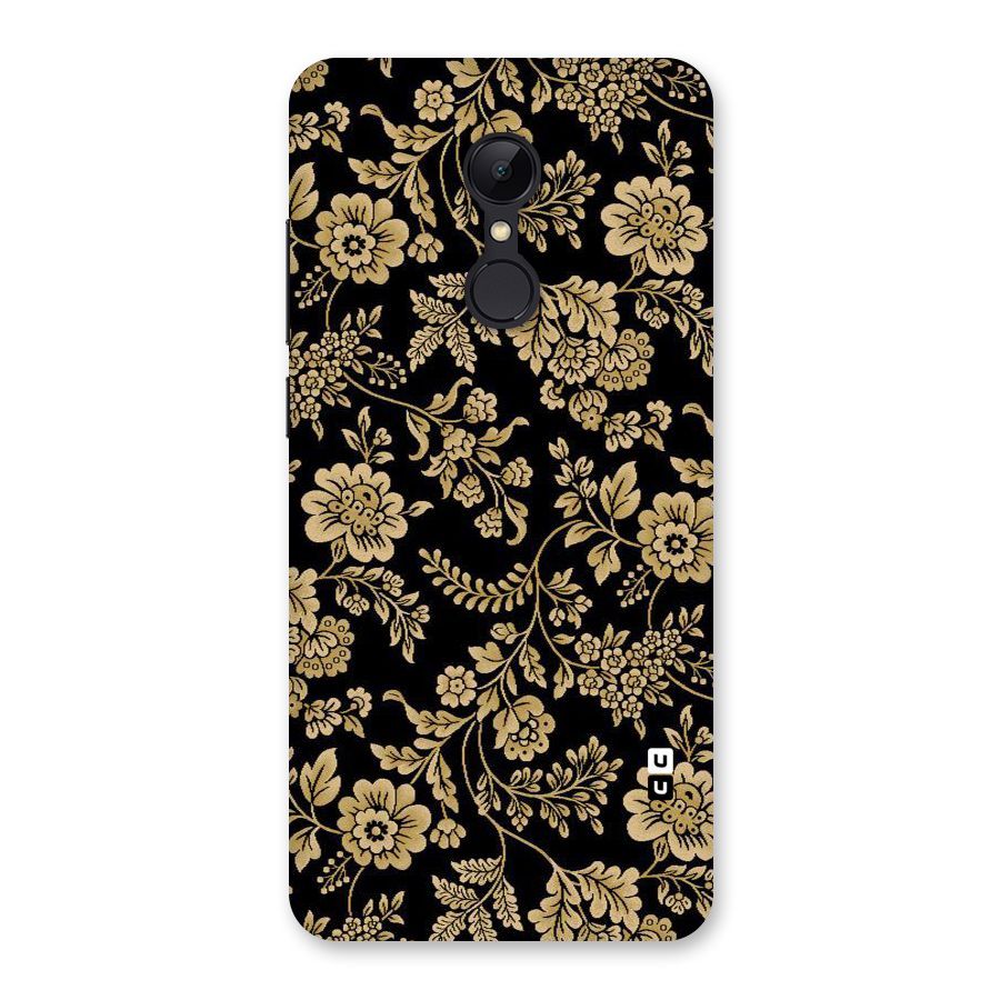 Aesthetic Golden Design Back Case for Redmi 5