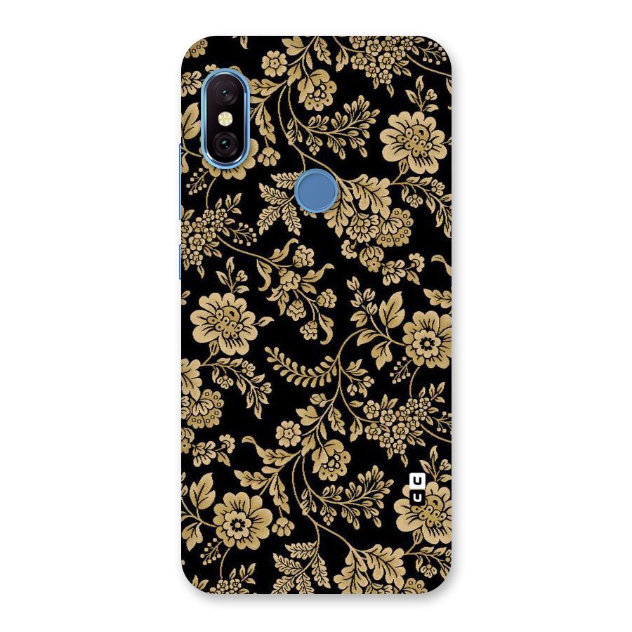 Aesthetic Golden Design Back Case for Redmi Note 6 Pro