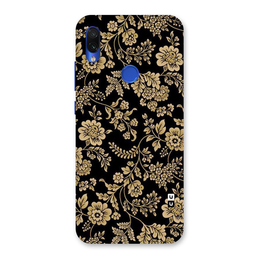 Aesthetic Golden Design Back Case for Redmi Note 7S