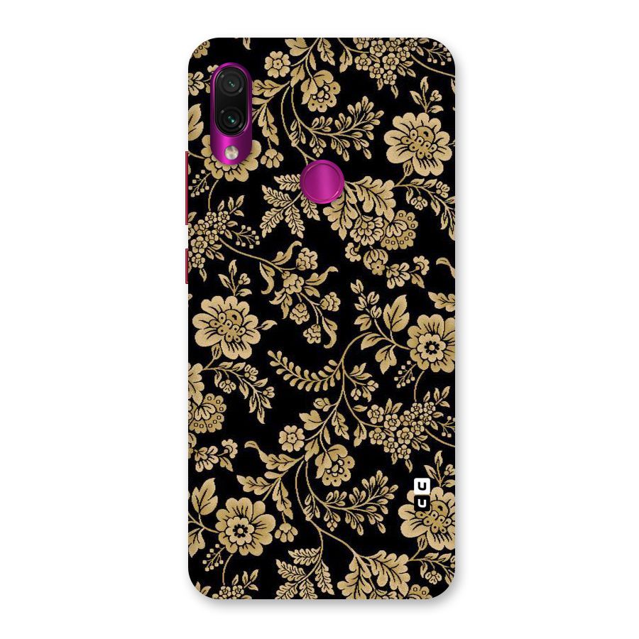 Aesthetic Golden Design Back Case for Redmi Note 7 Pro