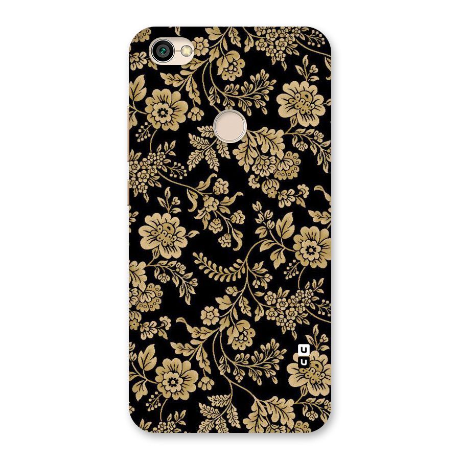 Aesthetic Golden Design Back Case for Redmi Y1 2017