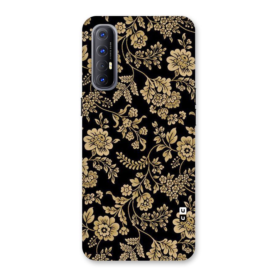 Aesthetic Golden Design Back Case for Reno3 Pro