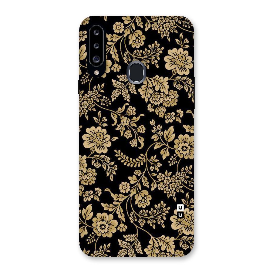 Aesthetic Golden Design Back Case for Samsung Galaxy A20s