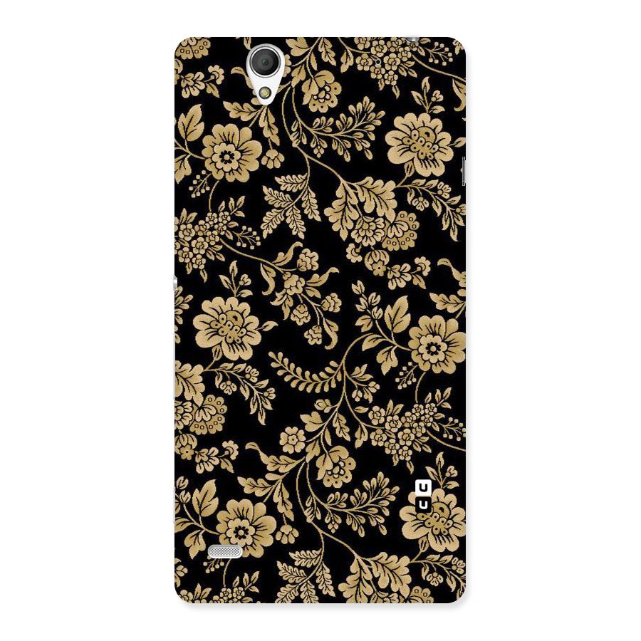 Aesthetic Golden Design Back Case for Sony Xperia C4