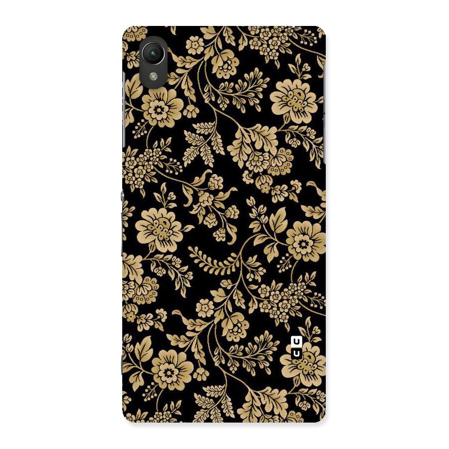 Aesthetic Golden Design Back Case for Sony Xperia Z2
