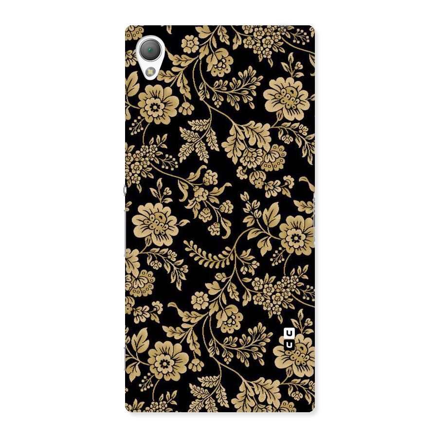 Aesthetic Golden Design Back Case for Sony Xperia Z3