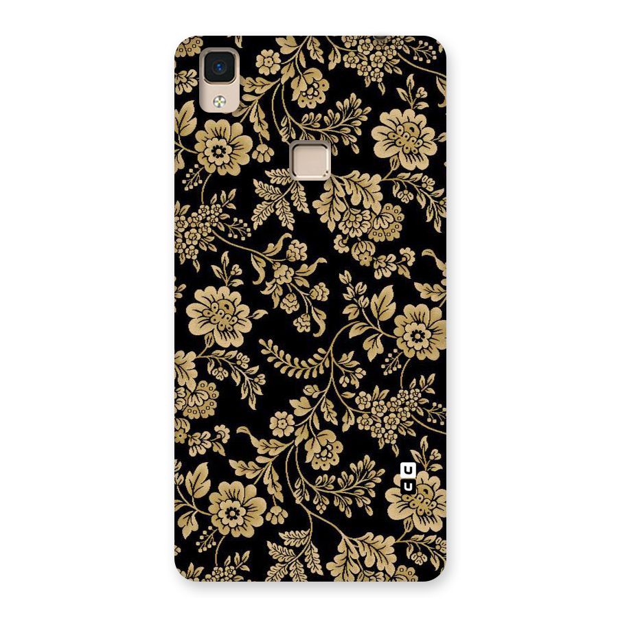 Aesthetic Golden Design Back Case for V3 Max