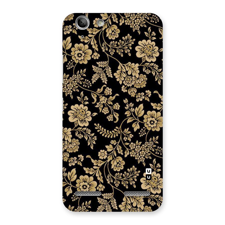 Aesthetic Golden Design Back Case for Vibe K5 Plus