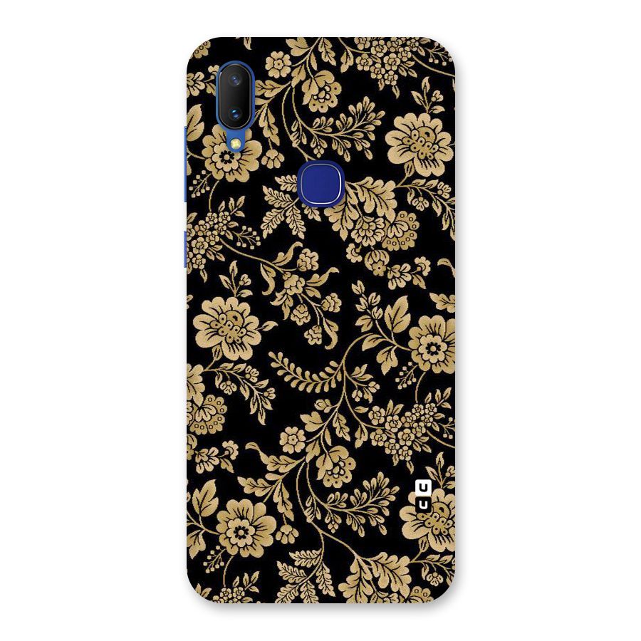 Aesthetic Golden Design Back Case for Vivo V11