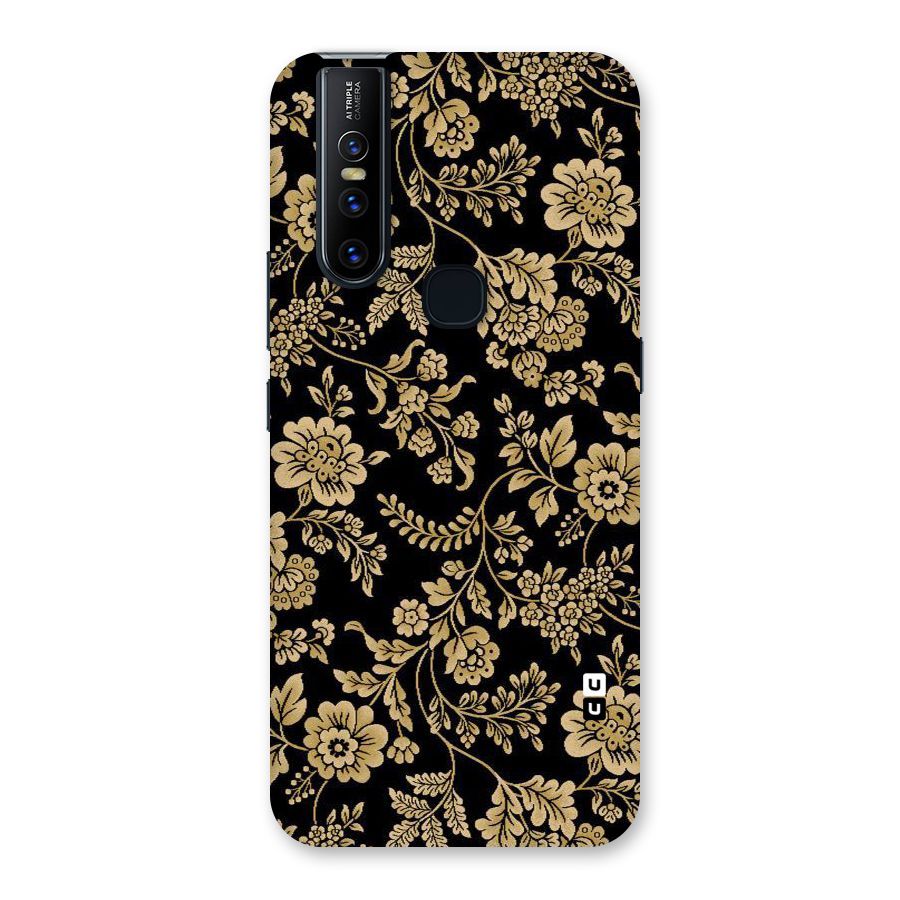 Aesthetic Golden Design Back Case for Vivo V15