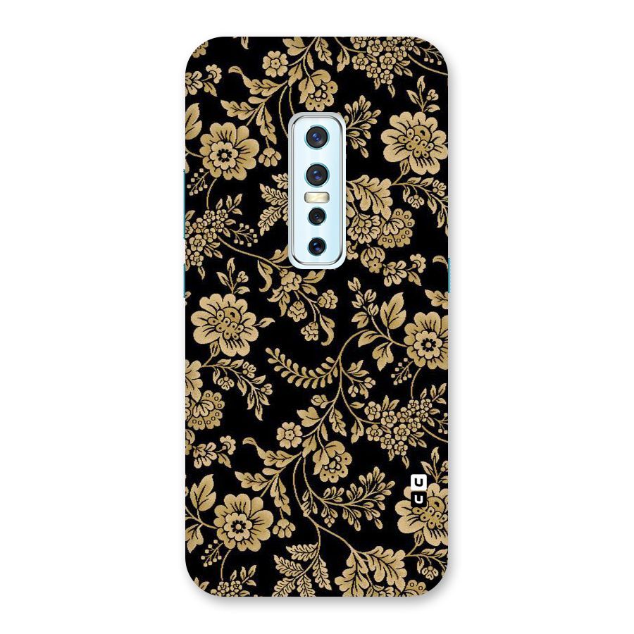 Aesthetic Golden Design Back Case for Vivo V17 Pro