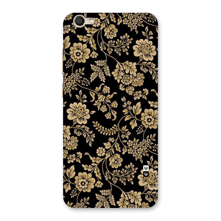 Aesthetic Golden Design Back Case for Vivo V5