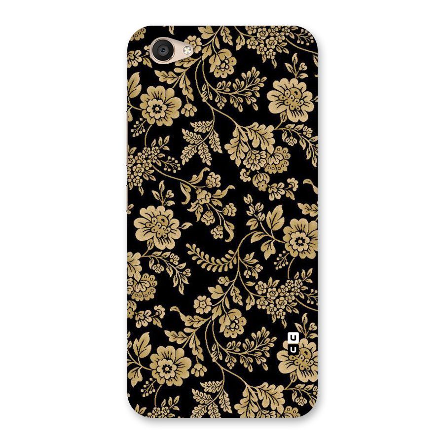 Aesthetic Golden Design Back Case for Vivo V5 Plus