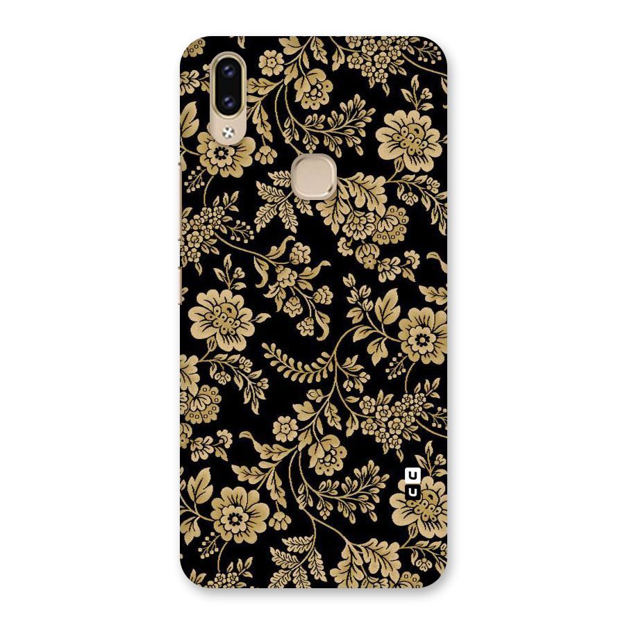 Aesthetic Golden Design Back Case for Vivo V9 Youth