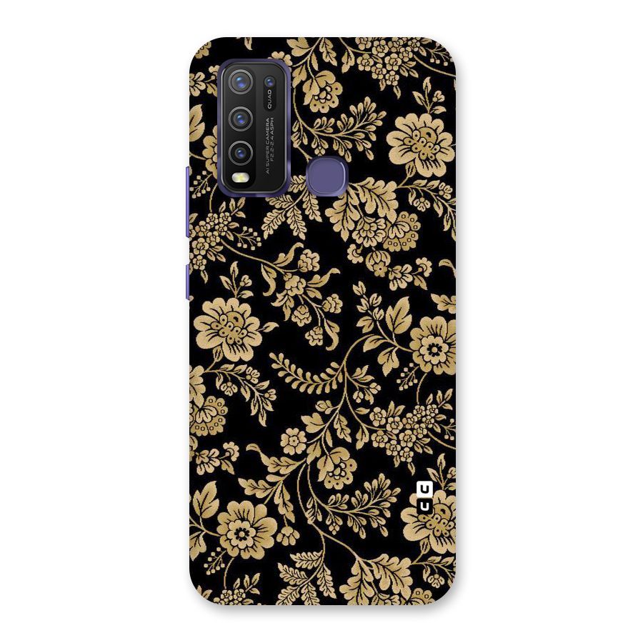 Aesthetic Golden Design Back Case for Vivo Y50
