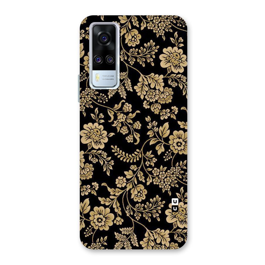 Aesthetic Golden Design Back Case for Vivo Y51