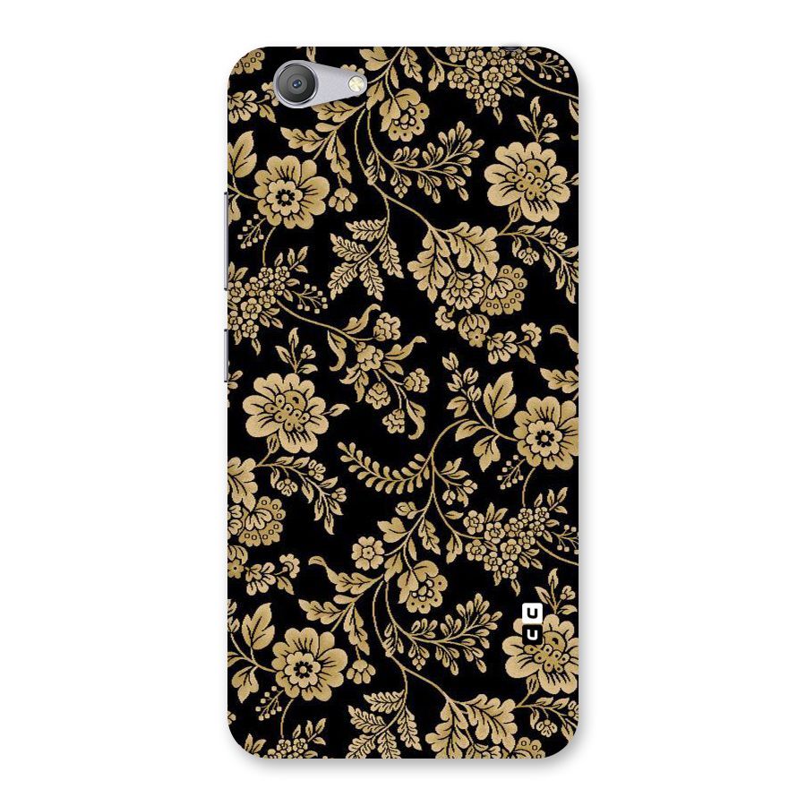Aesthetic Golden Design Back Case for Vivo Y53