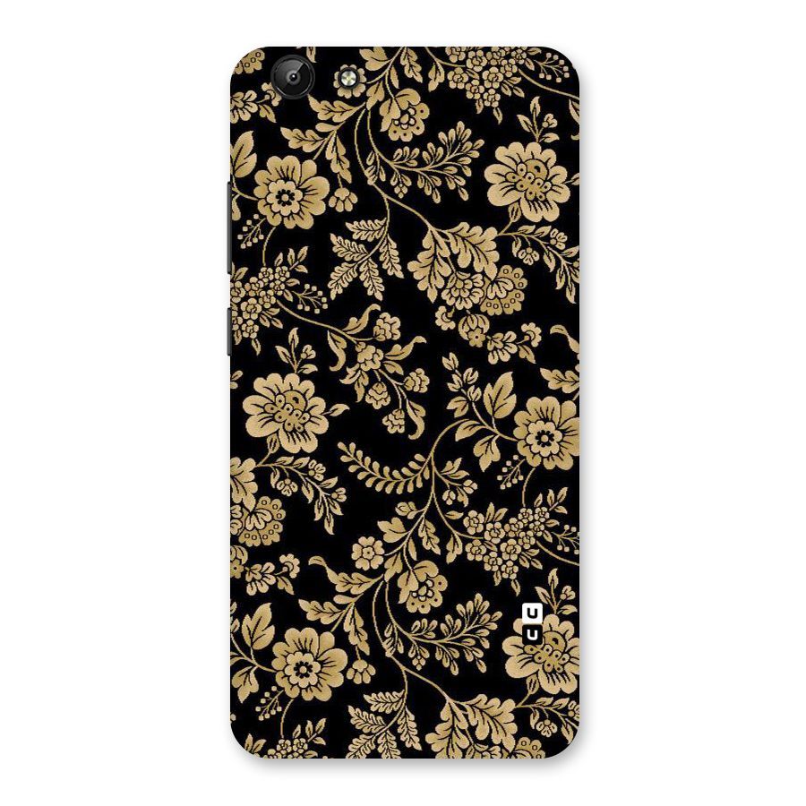 Aesthetic Golden Design Back Case for Vivo Y69
