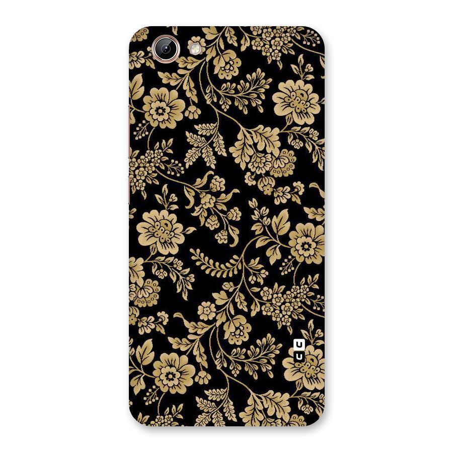Aesthetic Golden Design Back Case for Vivo Y71