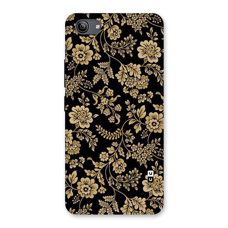 Aesthetic Golden Design Back Case for Vivo Y81i
