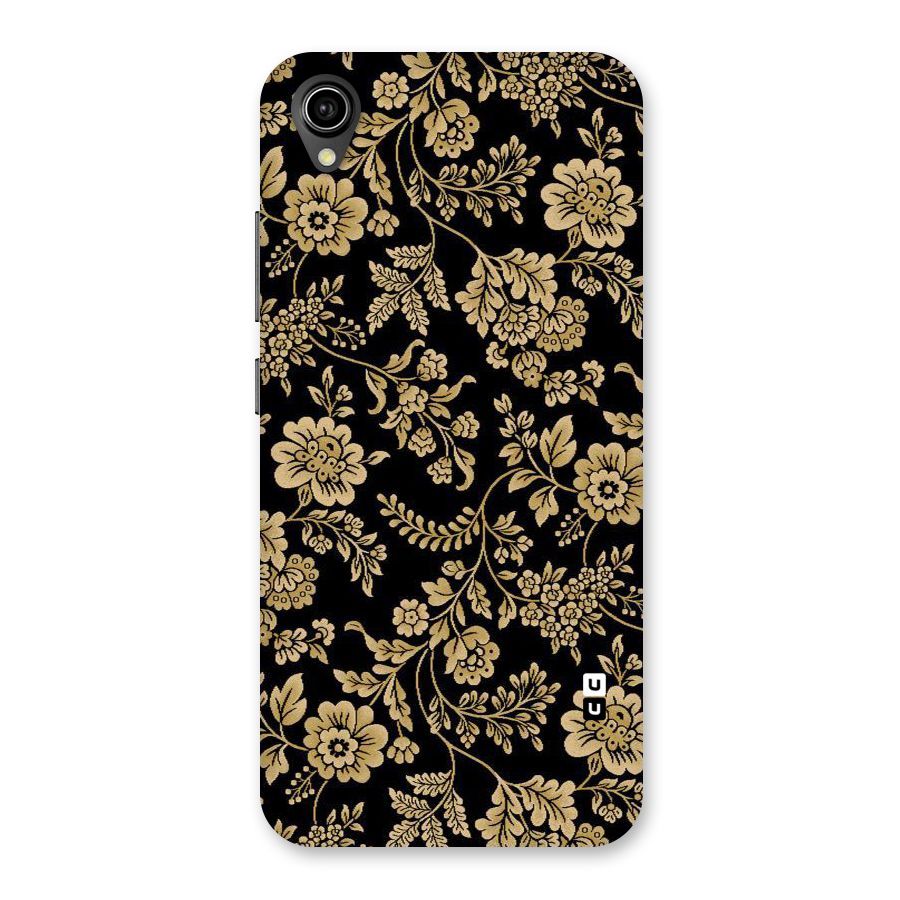 Aesthetic Golden Design Back Case for Vivo Y90
