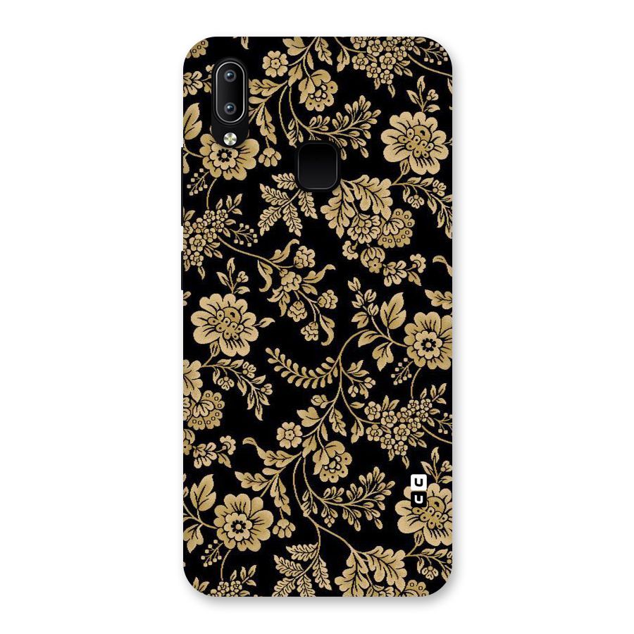 Aesthetic Golden Design Back Case for Vivo Y93