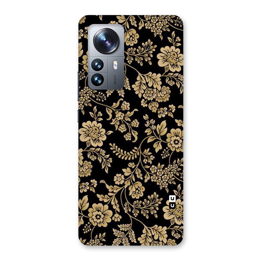 Aesthetic Golden Design Back Case for Xiaomi 12 Pro