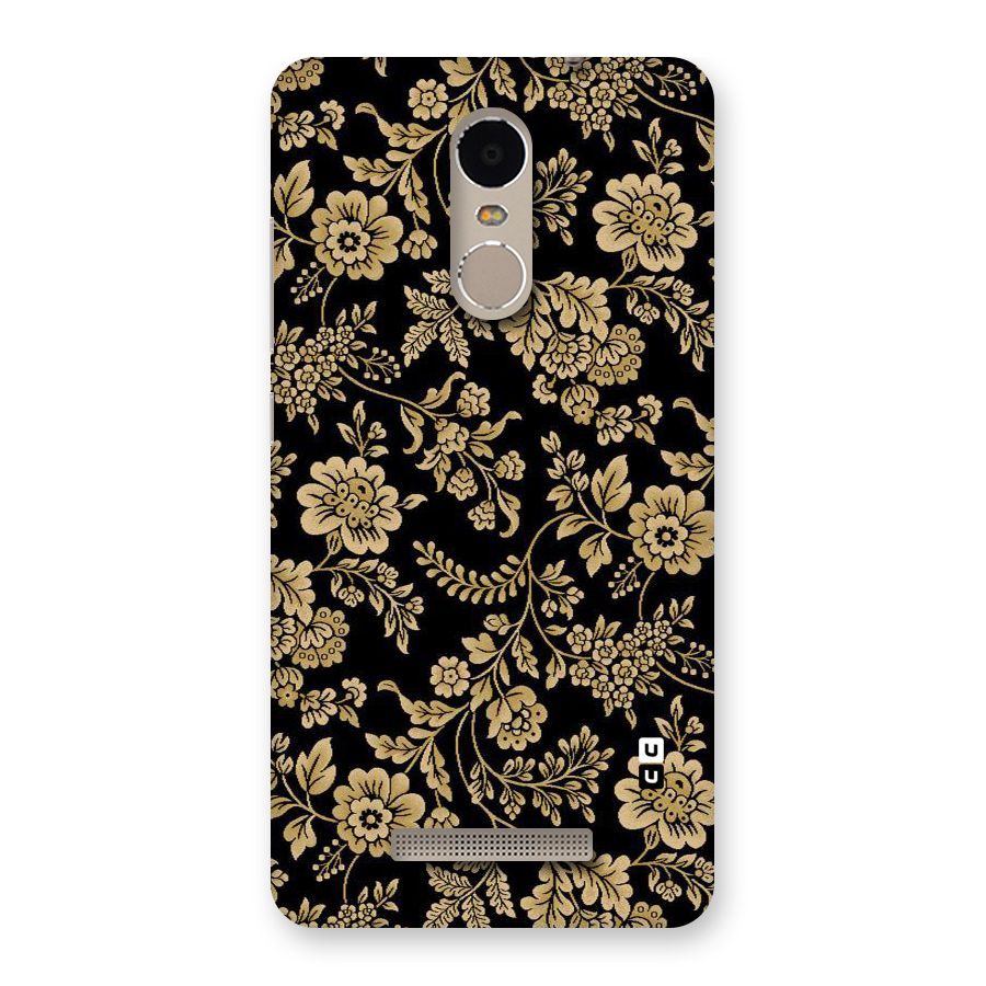 Aesthetic Golden Design Back Case for Xiaomi Redmi Note 3