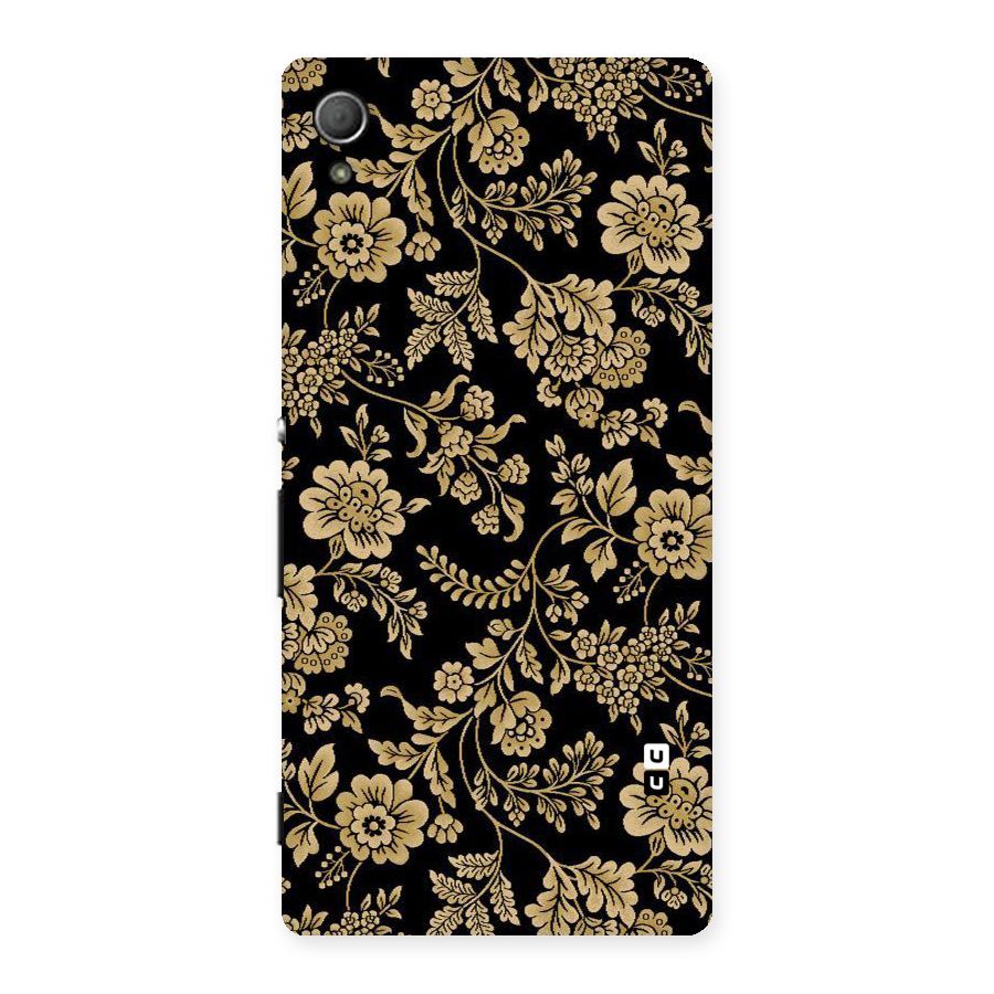 Aesthetic Golden Design Back Case for Xperia Z4