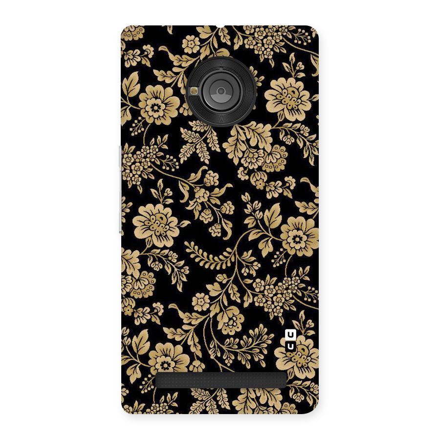 Aesthetic Golden Design Back Case for Yu Yuphoria