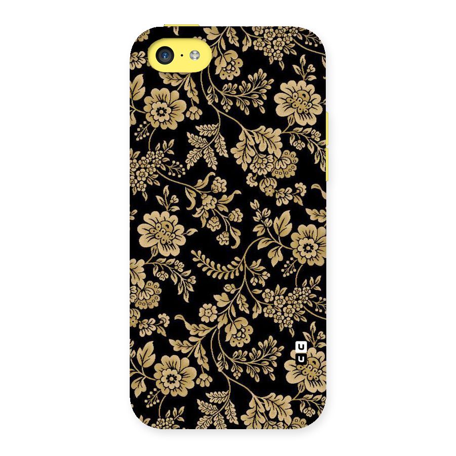 Aesthetic Golden Design Back Case for iPhone 5C