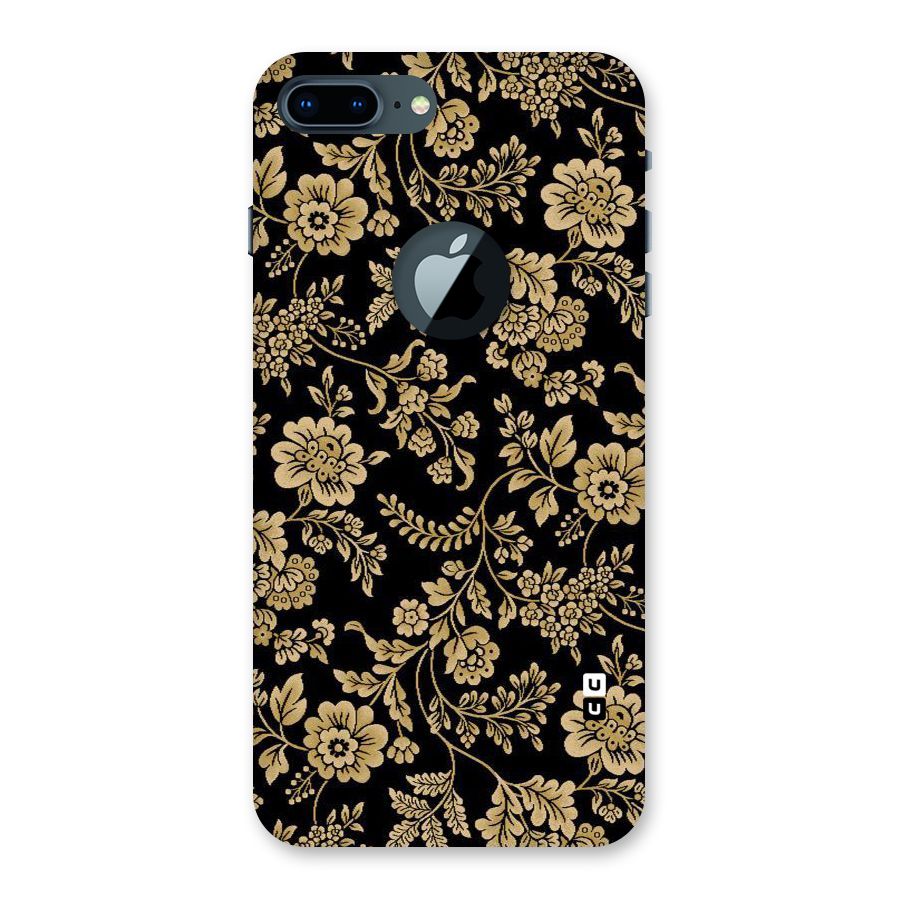 Aesthetic Golden Design Back Case for iPhone 7 Plus Logo Cut