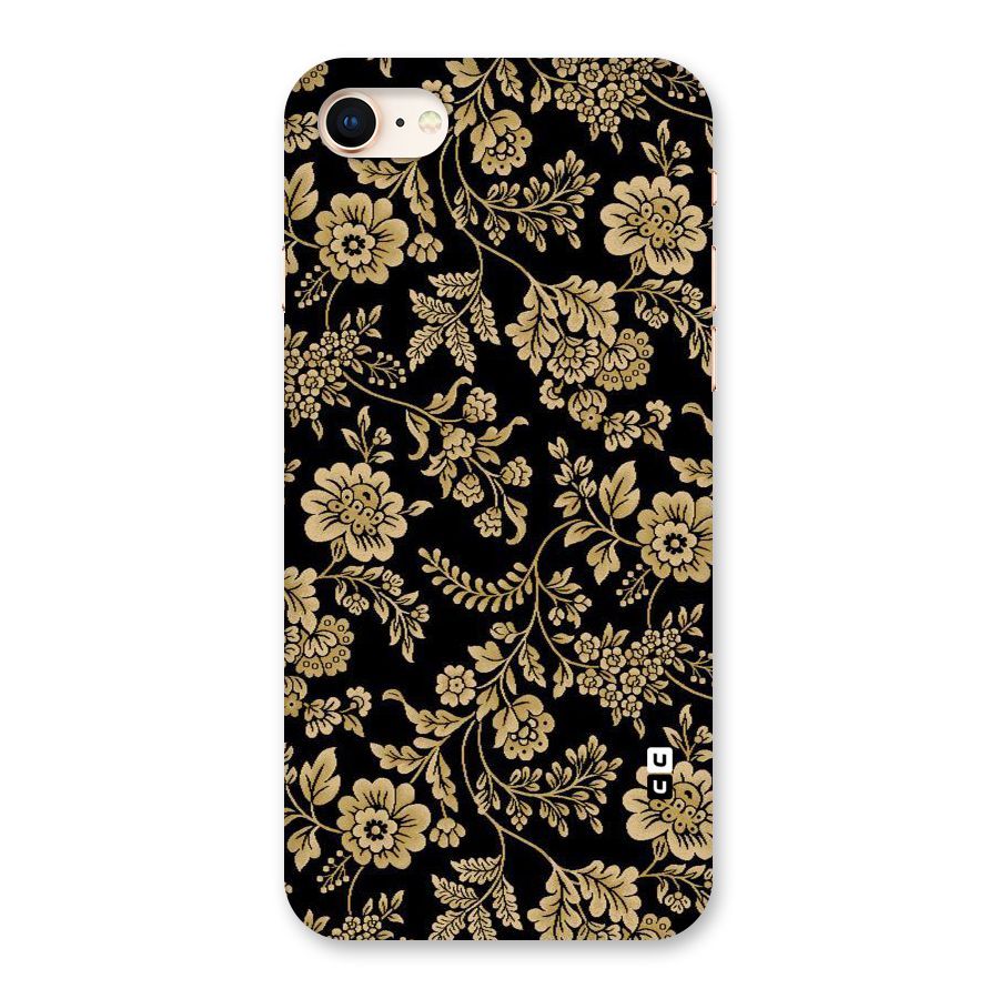 Aesthetic Golden Design Back Case for iPhone 8