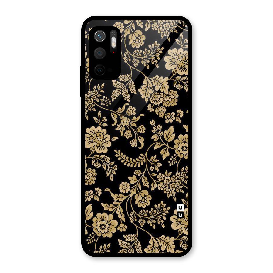 Aesthetic Golden Design Glass Back Case for Poco M3 Pro 5G