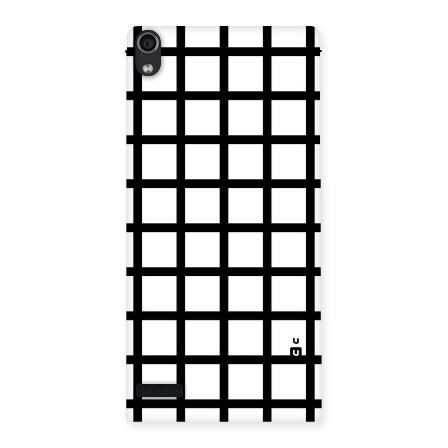 Aesthetic Grid Lines Back Case for Ascend P6