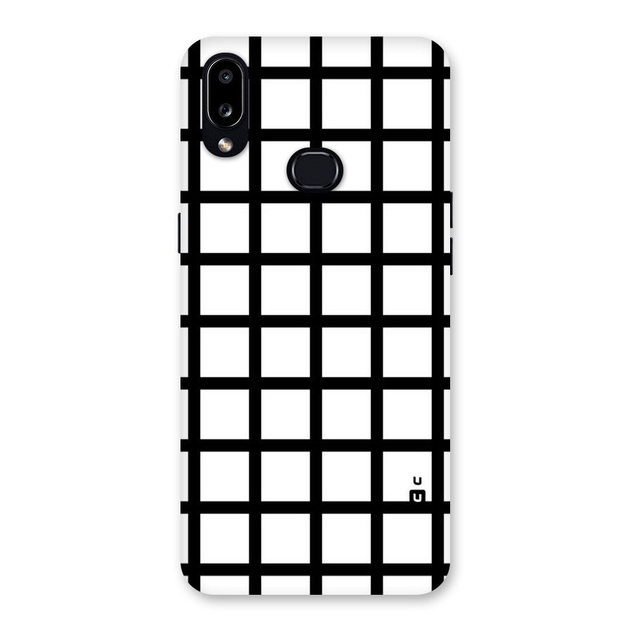 Aesthetic Grid Lines Back Case for Galaxy A10s
