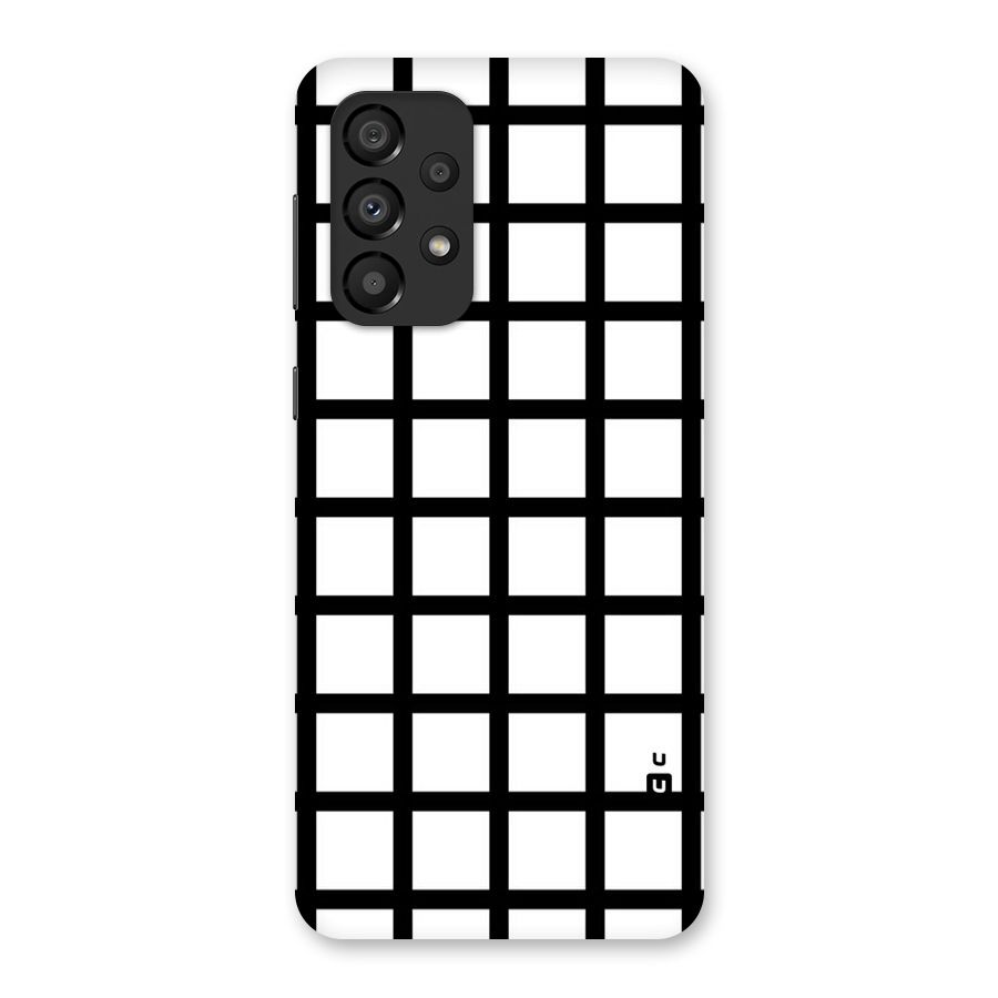 Aesthetic Grid Lines Back Case for Galaxy A33 5G