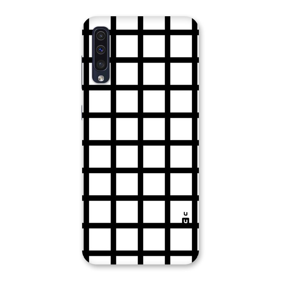 Aesthetic Grid Lines Back Case for Galaxy A50