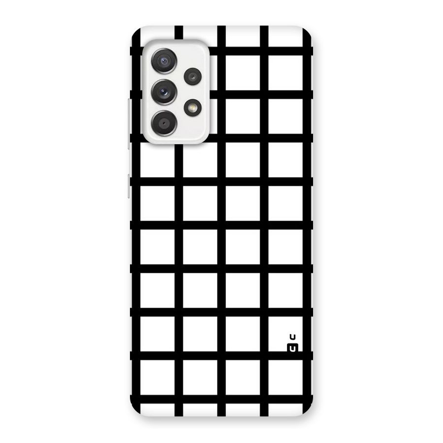 Aesthetic Grid Lines Back Case for Galaxy A52