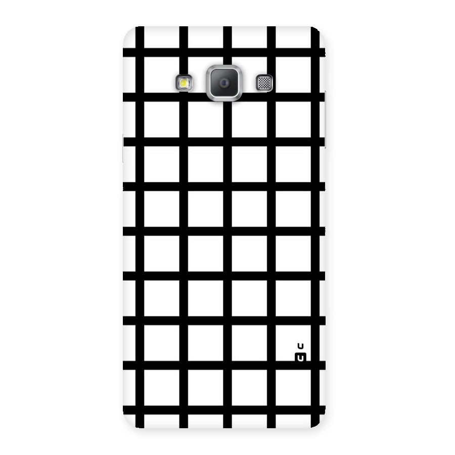 Aesthetic Grid Lines Back Case for Galaxy A7